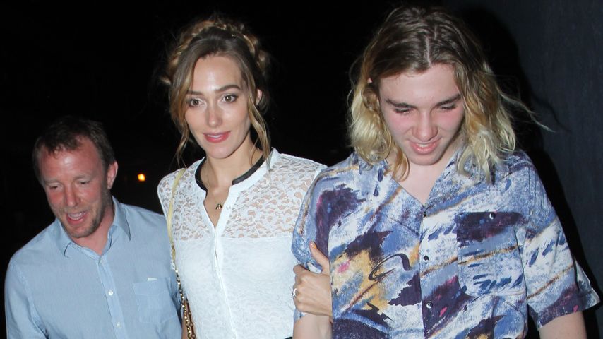 Rocco Ritchie, Guy Ritchie und Jacqui Ainsley