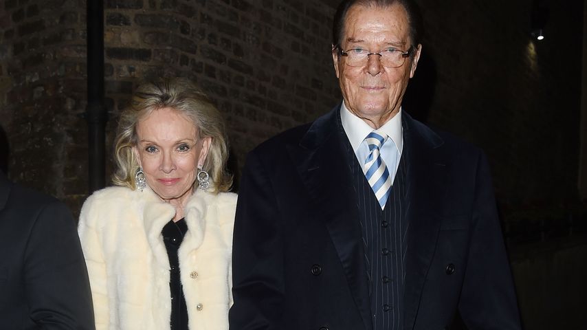 Roger Moore und Ehefrau Kristina Tholstrup