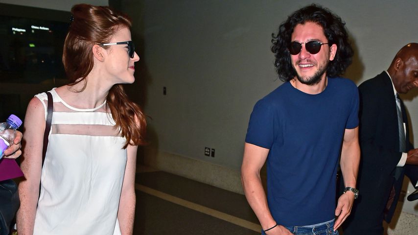 Rose Leslie und Kit Harington am Flughafen von Los Angeles