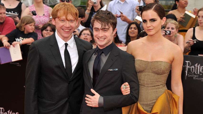 Rupert Grint, Daniel Radcliffe und Emma Watson