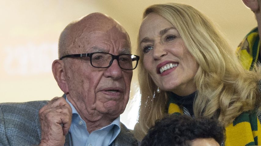 Jerry Hall und Rupert Murdoch