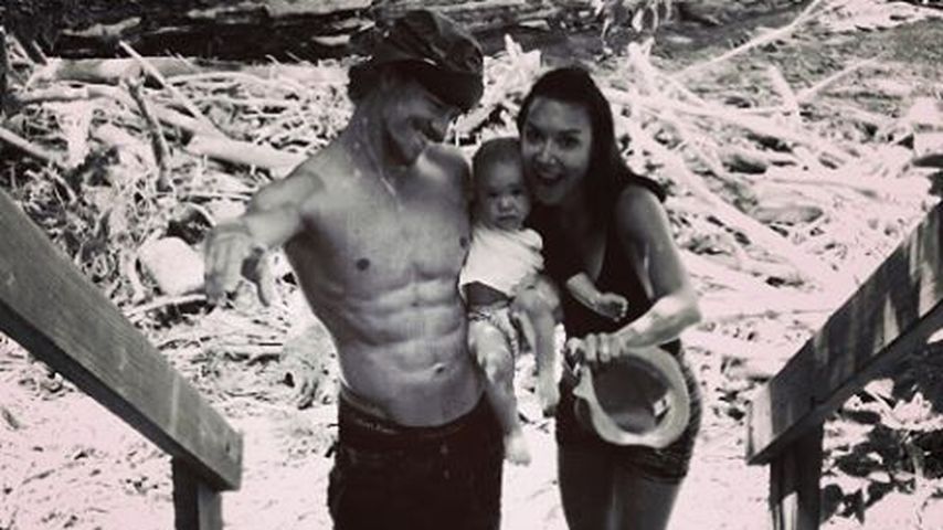 Ryan Dorsey und Naya Rivera mit ihrem Sohn Josey