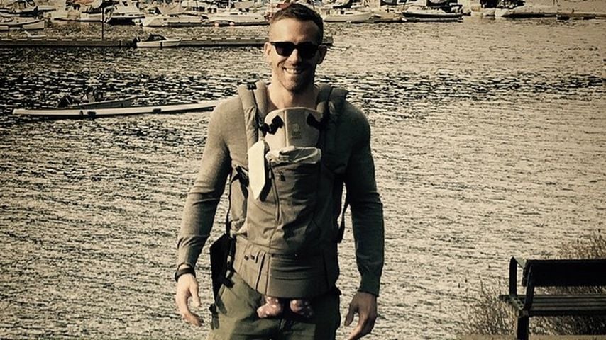 Ryan Reynolds mit seiner Tochter James