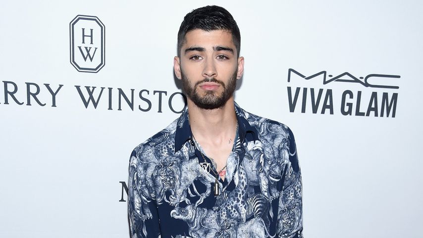 Zayn Malik im gemusterten Hemd