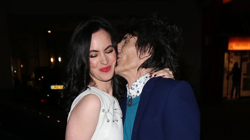 Sally Humphreys und Ronnie Wood verliebt