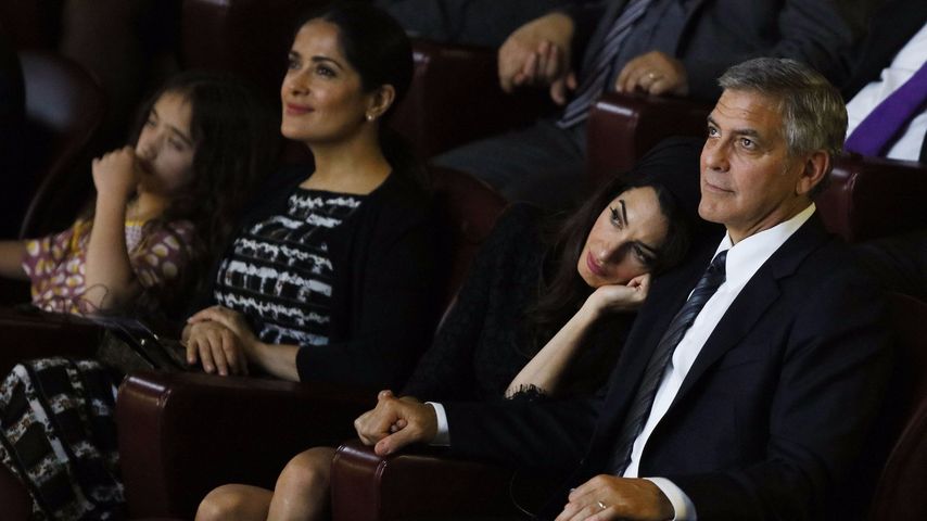 George Clooney, Salma Hayek und Amal Alamuddin
