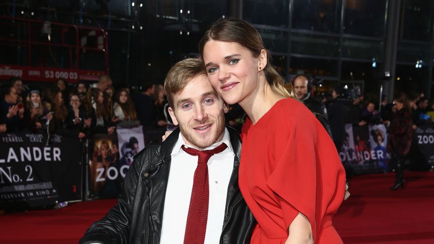 Samuel Koch und Sarah Elena Timpe bei "Zoolander 2"-Premiere in Berlin