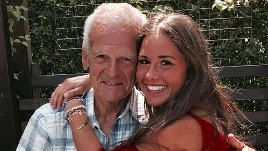 Sarah Lombardi mit ihrem Opa
