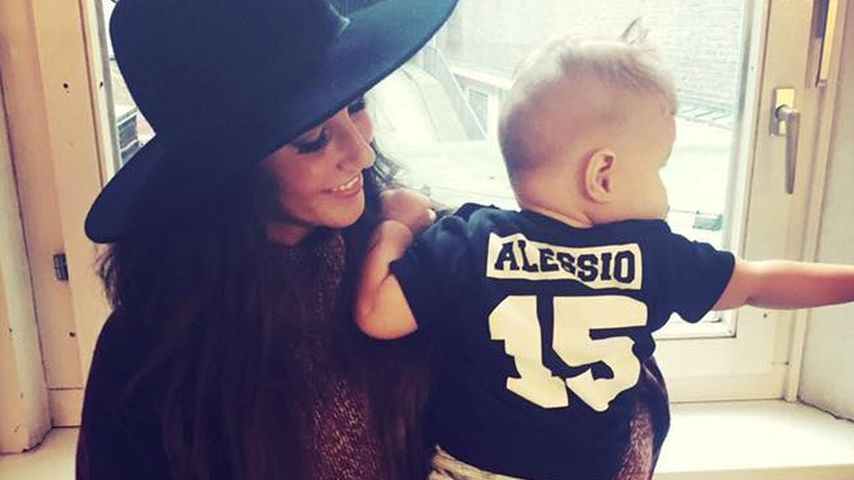 Sarah Lombardi mit Sohn Alessio