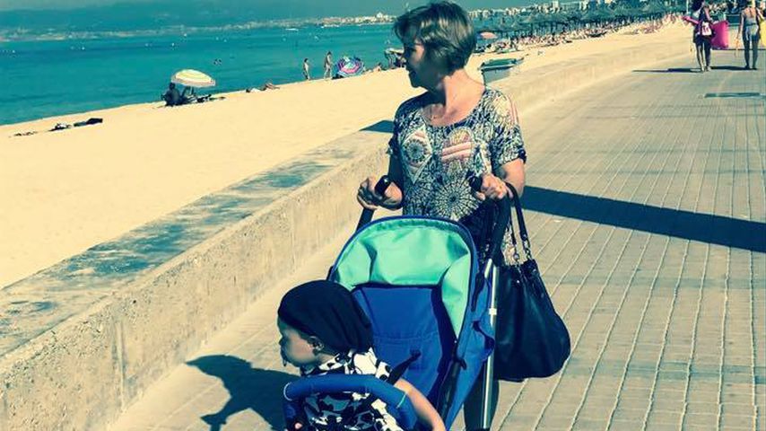 Sarah Lombardis Oma Carmela mit Ur-Enkel Alessio