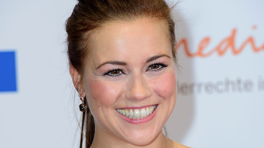 Sarah Tkotsch bei der Verleihung des Medienpreise 2016