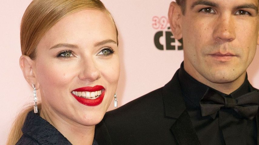 Scarlett Johansson und Romain Dauriac