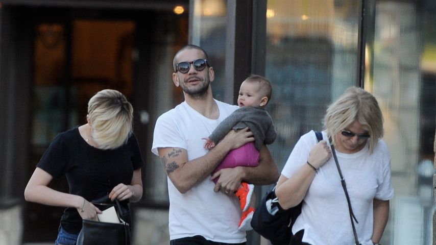 Scarlett Johansson und Romain Dauriac
