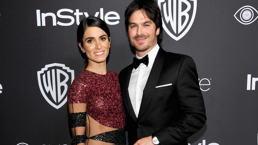 Ian Somerhalder und Nikki Reed auf dem roten Teppich bei einer Golden Globe Party im Januar 2017