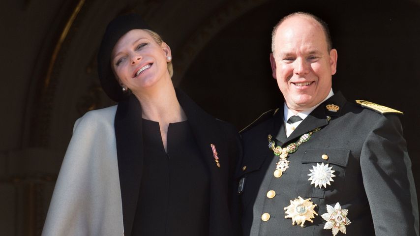 Fürstin Charlène und Albert II von Monaco