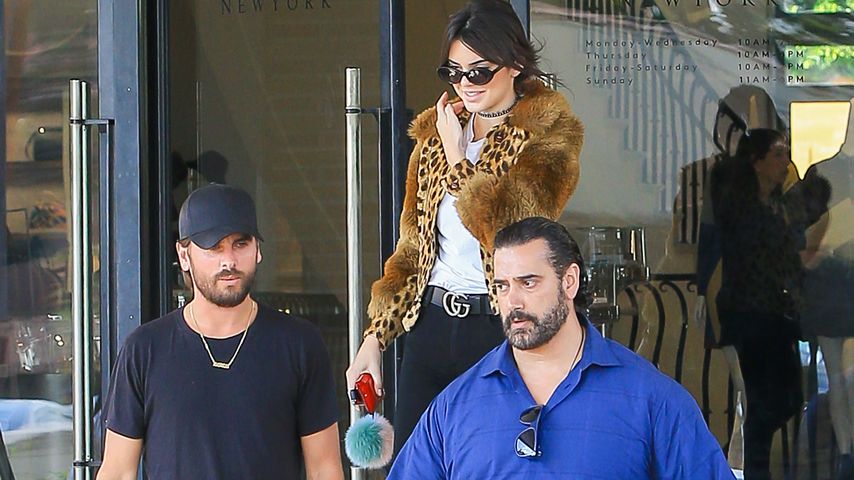 Scott Disick, Kendall Jenner und Kendalls Bodyguard beim Shoppen