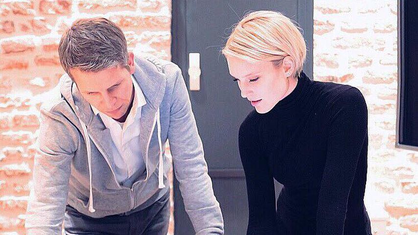 Kim Hnizdo mit ihrem Business-Partner Sebastian Schmidt