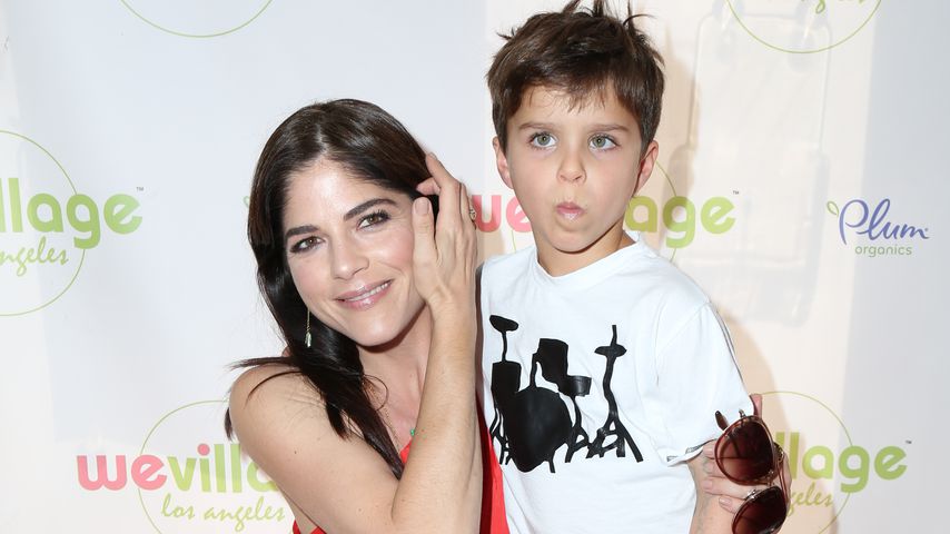 Selma Blair und ihr Sohn Arthur bei der WeVillage-Eröffnung in Los Angeles