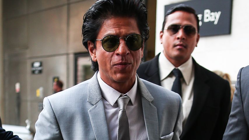 Shah Rukh Khan auf dem Weg ins BBC Studio in London