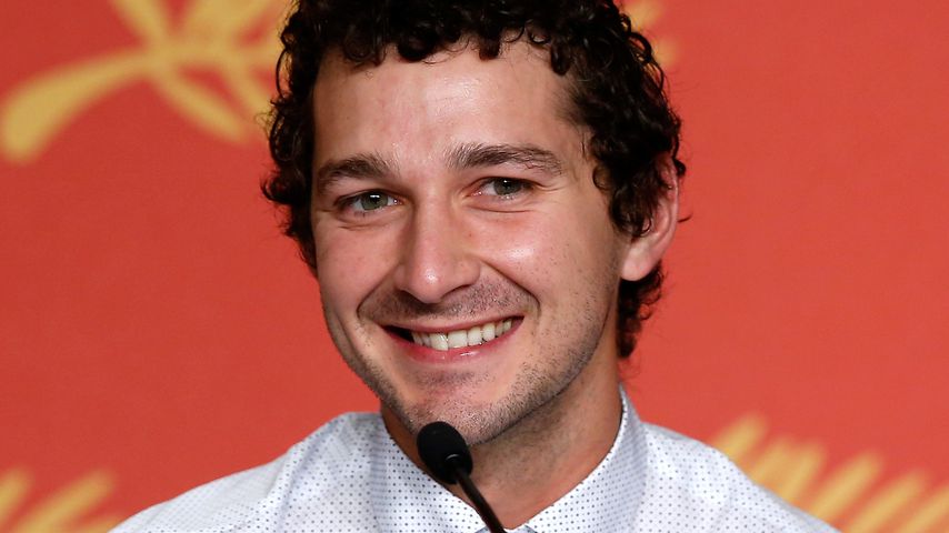 Shia LaBeouf bei einer Pressekonferenz