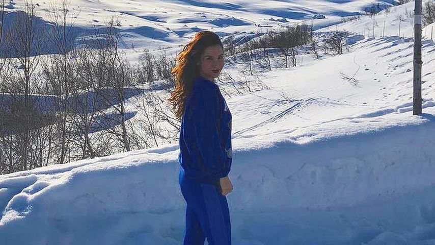 Sila Sahin in den Bergen