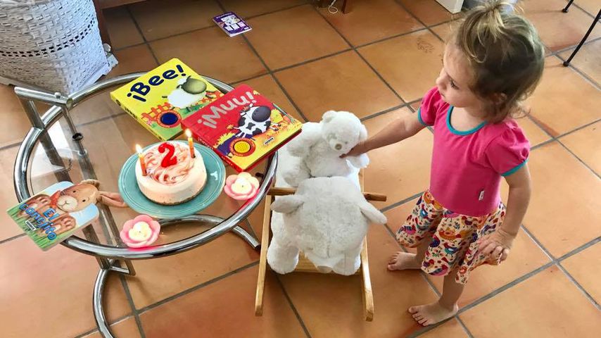 Sophia Cordalis an ihrem zweiten Geburtstag