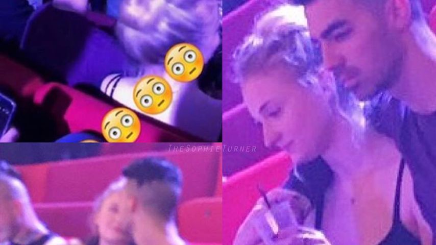 Sophie Turner und Joe Jonas auf einem Konzert von Kings of Leon in Rotterdam