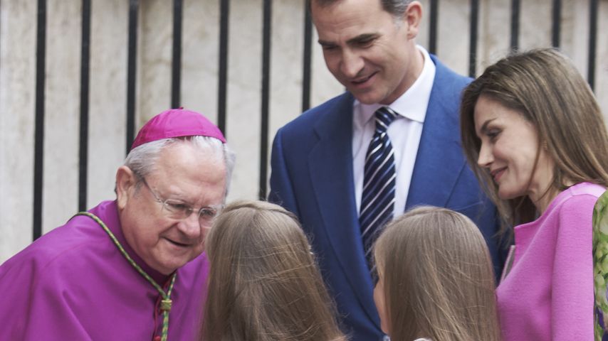 Prinzessin Letizia, Prinz Felipe von Spanien, Prinzessin Leonor von Spanien und Prinzessin Sofía von