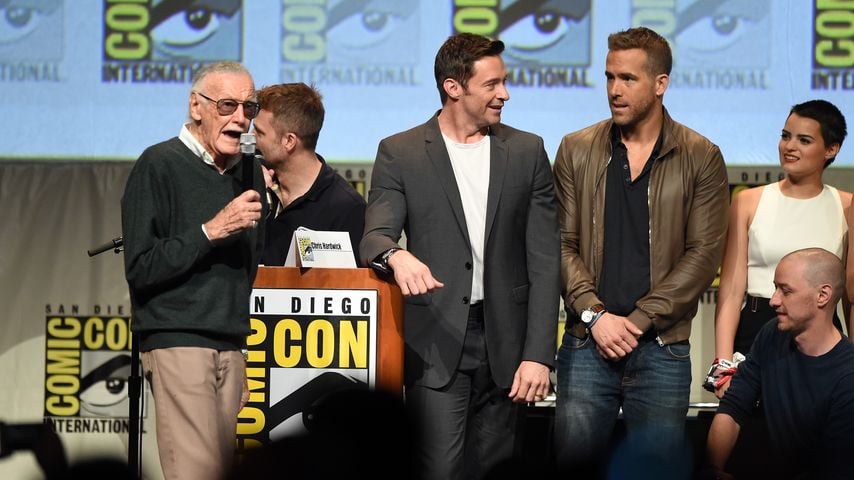 Stan Lee, Hugh Jackman und Ryan Reynolds