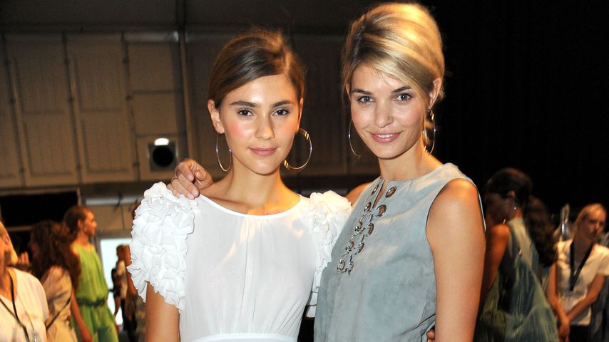 Stefanie Giesinger und Luisa Hartema bei der Mercedes-Benz Fashion Week Berlin Spring/Summer 2016