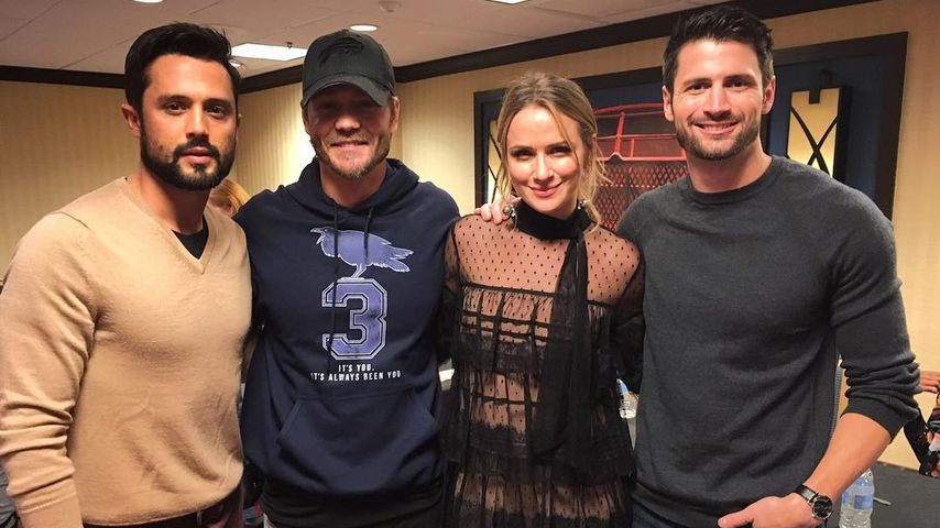 Stephen Coletti, Chad Michael Murray, Shantel Van Santen und James Lafferty 2016 in Chicago