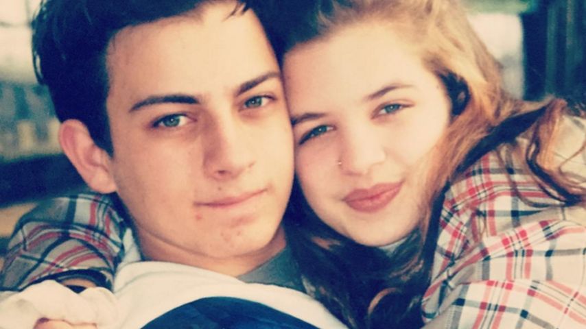 Susan Sideropoulos mit ihrer damaligen Jugendliebe und heutigem Ehemann