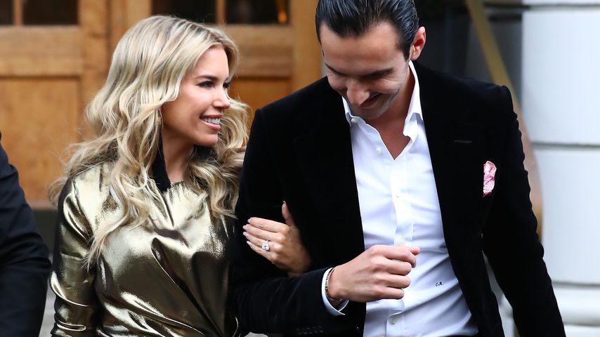Sylvie Meis und ihr Verlobter Charbel Aouad an Sylvies 39. Geburtstag in Hamburg