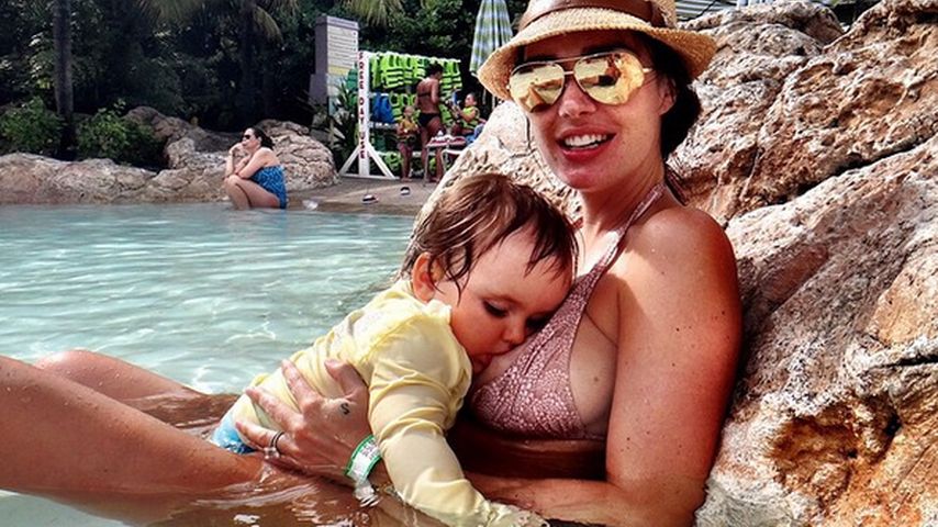 Tamara Ecclestone mit ihrer Tochter