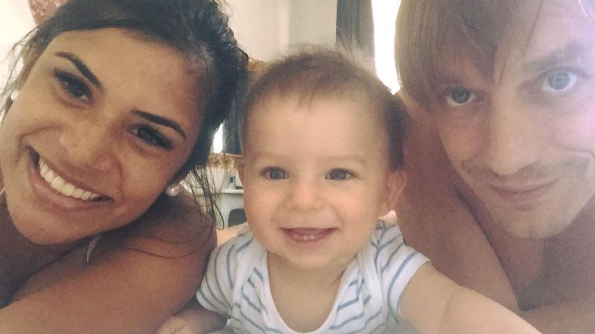 Tanja Tischewitsch mit Sohn Ben und Ex-Freund Thomas Radeck