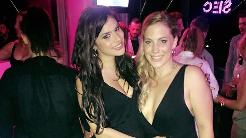 Tanja Tischewitsch und LaFee in einem Club in Köln