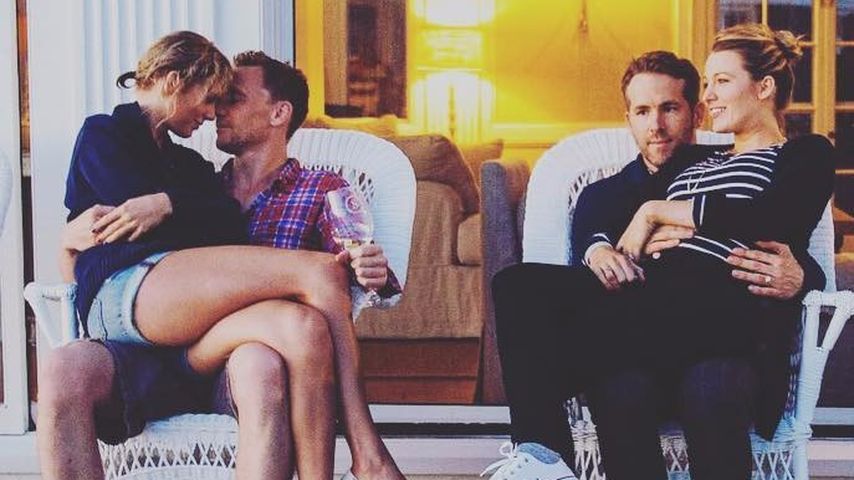 Taylor Swift, Tom Hiddleston, Blake Lively und Ryan Reynolds am Unabhängigkeitstag 2016