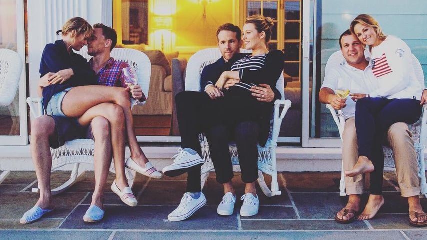 Taylor Swift, Tom Hiddleston, Blake Lively und Ryan Reynolds am Unabhängigkeitstag 2016