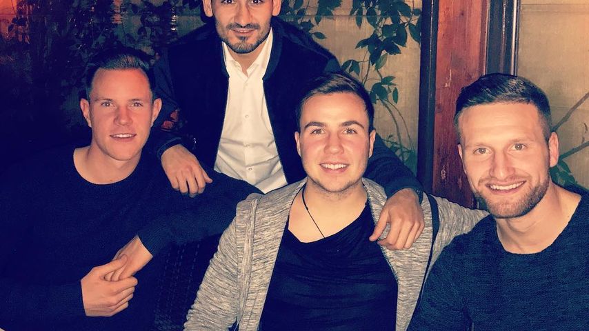 Ter Stegen, Ilkay Gündogan, Mario Götze und Shkodran Mustafi in Rom