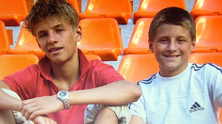 Thomas und Simon Müller in jungen Jahren