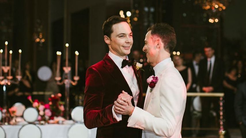Jim Parsons und Todd Spiewak bei ihrer Hochzeit, Mai 2017