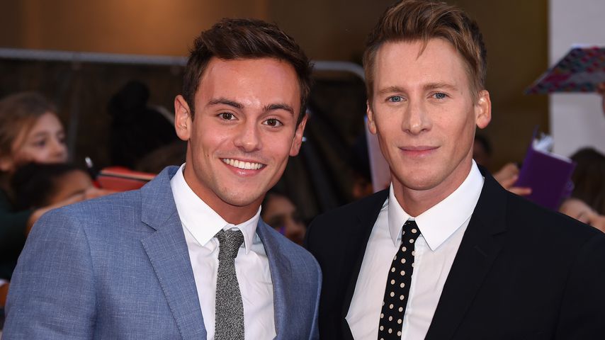 Tom Daley und Dustin Lance Black in London