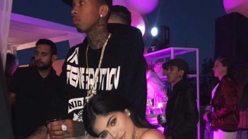 Tyga und Kylie Jenner in einem Club