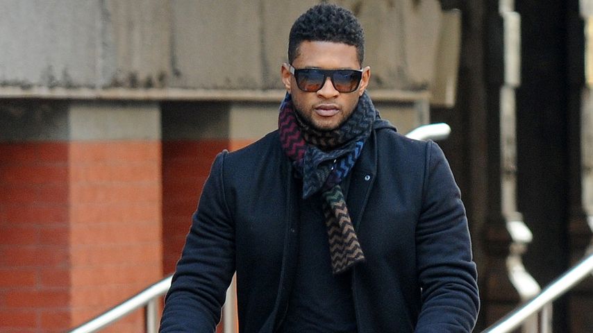 Usher mit seinen beiden Jungs in New York City (September 2012)
