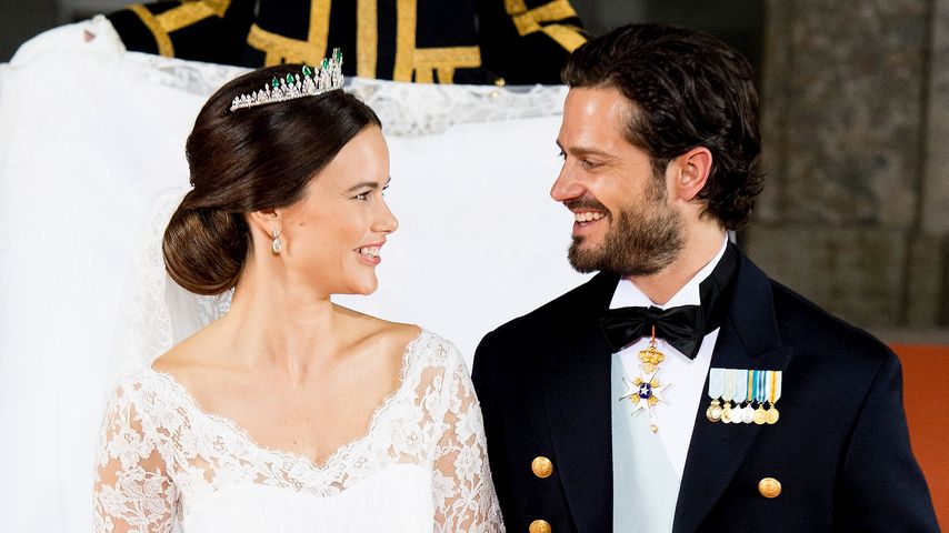Prinz Carl Philip von Schweden und Sofia Hellqvist bei ihrer Hochzeit