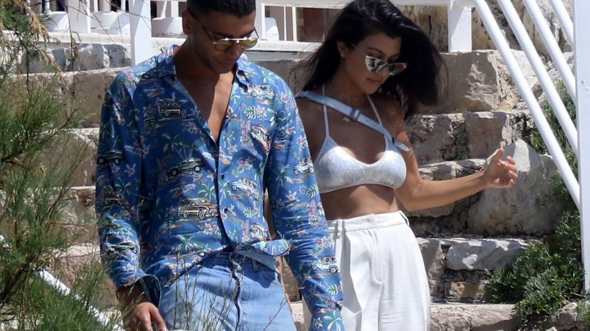 Younes Bendjima und Kourtney Kardashian in Cannes