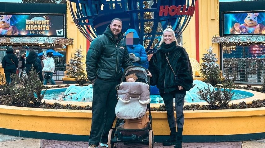 Realitystars Zico Banach und Pia Tillmann mit Henry und Pepe, Dezember 2024