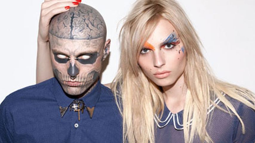 Andrej Pejić und Zombie Boy