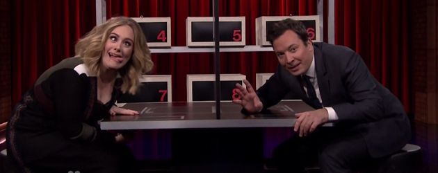 Adele Adkins und Jimmy Fallon Adele Adkins und Jimmy Fallon