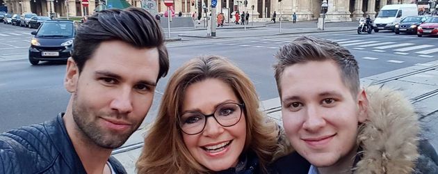Alexander Keen mit Maren Gilzer und einem Freund in Wien Alexander Keen mit Maren Gilzer und einem Freund in Wien